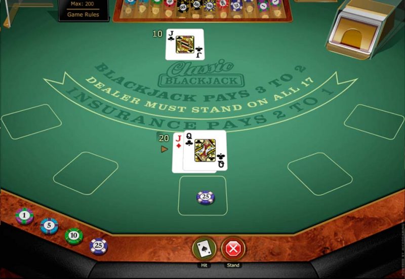 Classic Blackjack is a gambling game from the developer Microgaming.