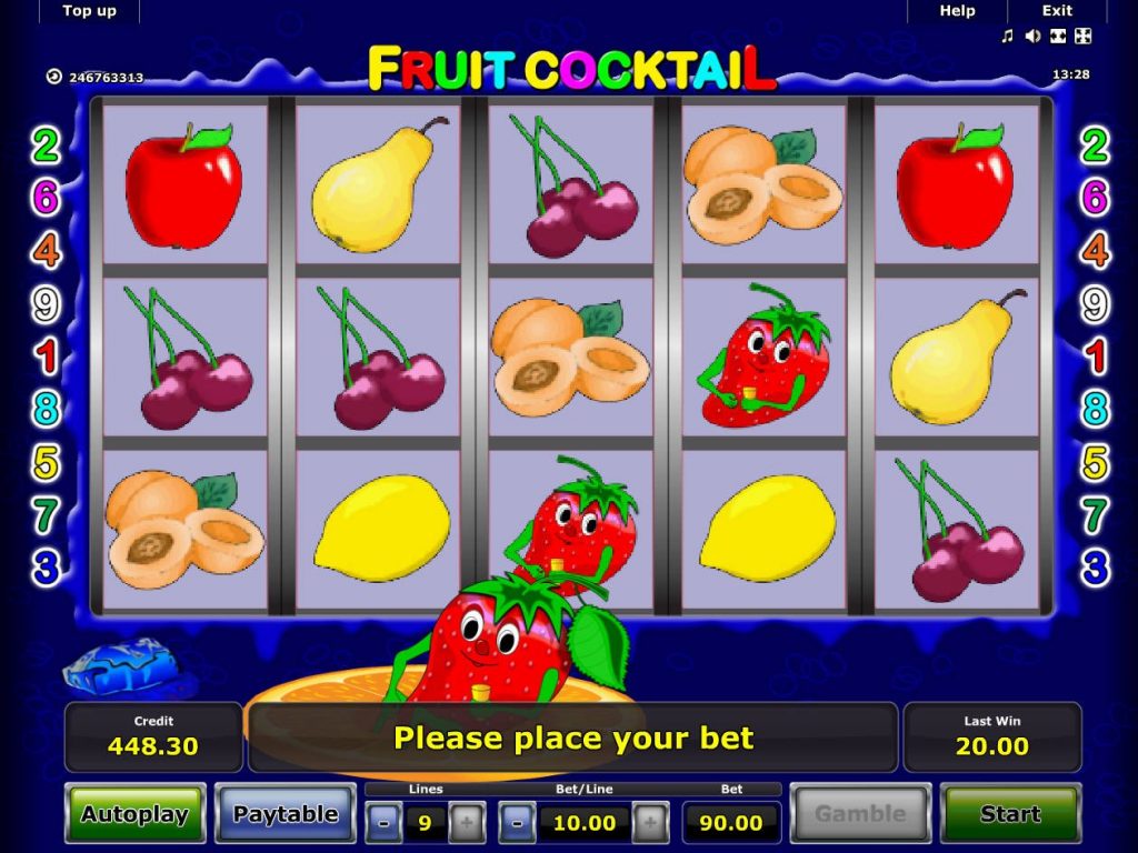 The history of fruit slots