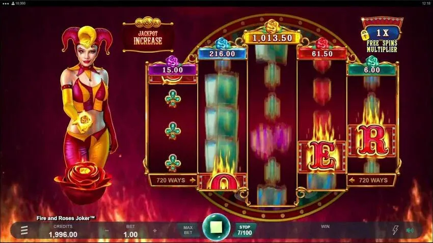 Joker slot game features